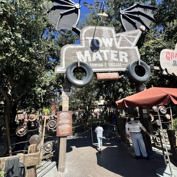 Mater's Junkyard Jamboree - Queue entrance - Amusement Parks Near Me - Anaheim, California
