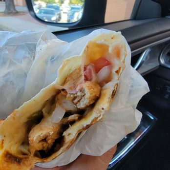 DoughLicious Restaurant & Catering - Chicken Shwarma sandwich. Pretty thin... - Mediterranean Near Me - Murrieta, California DoughLicious Restaurant & Catering - Chicken Shwarma sandwich. Pretty thin... - Mediterranean Near Me - Murrieta, California