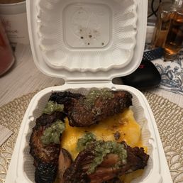 4 Jerk Wings and 1 side (Mac n cheese) 4 Jerk Wings and 1 side (Mac n cheese)