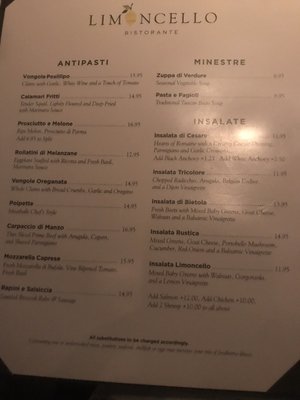 Menu photo 8 Limoncello Ristorante Palm Beach Gardens, FL Menu photo 8 Limoncello Ristorante Palm Beach Gardens, FL