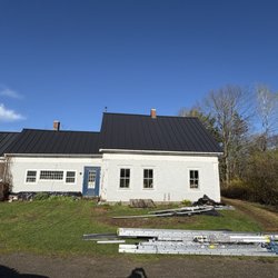 The Pioneer Roofing Company - 24 gauge - Mechanical Standing Seam - Matte Black - Jackson, ME