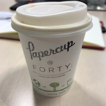 Forty Clothing - Papercup at Forty - Men's Clothing Near Me - Glasgow, GLG