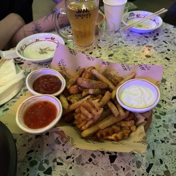 INS Ice Beer - fry sampler - Korean Near Me - Buena Park, California