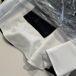200 Cleaners - Pulled threads on cuffs of pants and sleeves :(