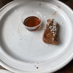 Huck's American Craft - What was left of the French toast sticks. What an awesome appetizer!