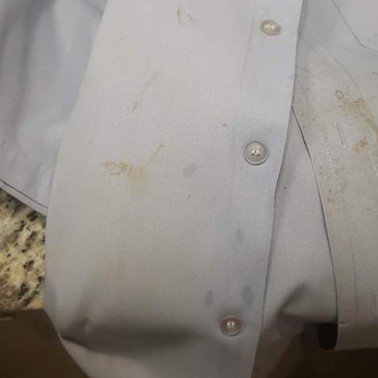 Comet Cleaners - Work shirt that was supposed to be dry cleaned and pressed - Dry Cleaning Near Me - Houston, Texas Comet Cleaners - Work shirt that was supposed to be dry cleaned and pressed - Dry Cleaning Near Me - Houston, Texas