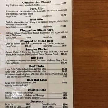 Interstate Barbecue - Menu - Barbeque Near Me - Memphis, Tennessee
