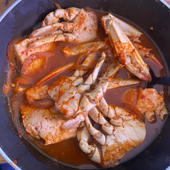 K Banchan x VONS chicken - Mostly crab pieces in savory stew. Yummy broth! - Korean Near Me - Oakland, California