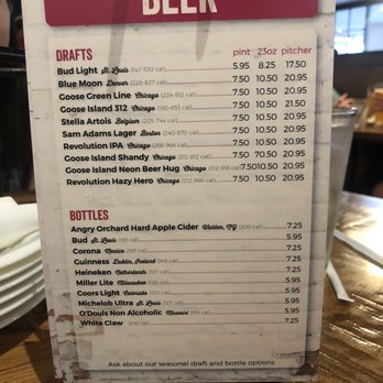 Giordano's - Beer menu (June 2022) - Pizza Near Me - Chicago, Illinois Giordano's - Beer menu (June 2022) - Pizza Near Me - Chicago, Illinois