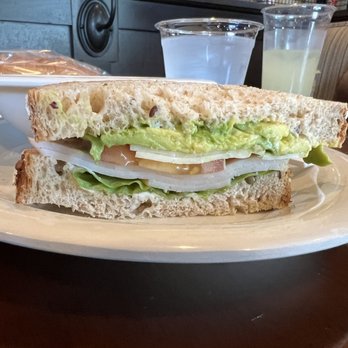 Boudin SF - The inside of my Turkey Avocado sandwich - Sandwiches Near Me - Stockton, California