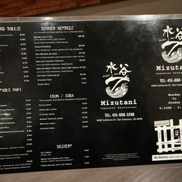 Menu Menu