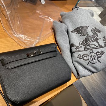 Hermes - Mens Kelly clutch with sweatshirt, says I care...but not too much - Women's Clothing Near Me - Palo Alto, California Hermes - Mens Kelly clutch with sweatshirt, says I care...but not too much - Women's Clothing Near Me - Palo Alto, California