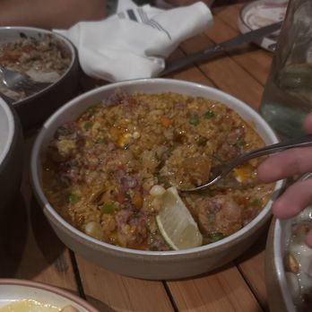 Leche De Tigre - Arroz Con Mariscos - Peruvian Near Me - San Antonio, Texas