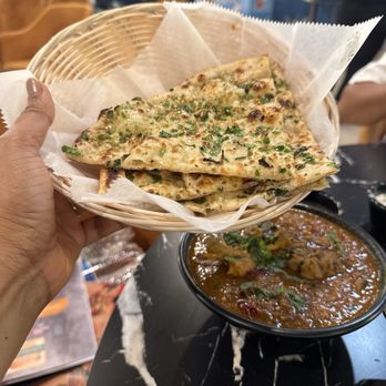 Hyderabad House - Chilli Bullet Naan - Indian Near Me - Fairfax, Virginia