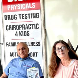 Sepulveda Dot Exam - Dr. Hady and Dr. Melody the best combination, both taking care of drivers and their Chiropractic needs.