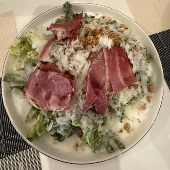 Bare Bones Eatery - Caesar salad with pastrami added. 9/30/26 - American Near Me - Pismo Beach, California Bare Bones Eatery - Caesar salad with pastrami added. 9/30/26 - American Near Me - Pismo Beach, California