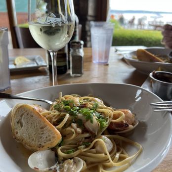 Apache Trout Grill - Seafood linguine - New American Near Me - Traverse City, Michigan