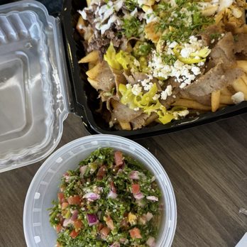 Elite Experience: Shawarma House - Tabouli and combo fries - Yelp Events Near Me - San Diego, California