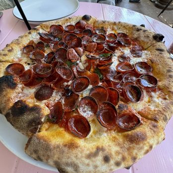 Bettina - Pepperoni Pizza - Pizza Near Me - Santa Barbara, California Bettina - Pepperoni Pizza - Pizza Near Me - Santa Barbara, California