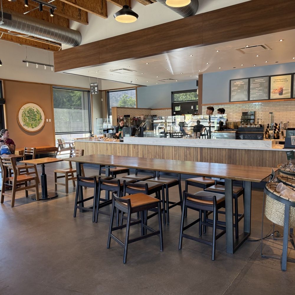 Starbucks - Literally 6 people in the lobby area. - Coffee & Tea Near Me - Moreno Valley, California