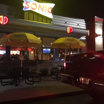 Sonic Drive-In - This about 7pm on Sunday November 1 2015 right before we went under canopy to order!! - Burgers Near Me - Smithfield, Rhode Island Sonic Drive-In - This about 7pm on Sunday November 1 2015 right before we went under canopy to order!! - Burgers Near Me - Smithfield, Rhode Island