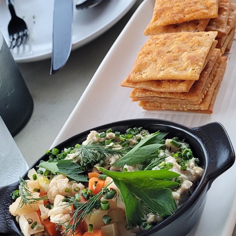 Crawford Cookshop - Fish dip with fried saltines - Desserts Near Me - Clayton, North Carolina