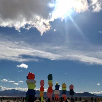 Seven Magic Mountains - Public Art Near Me - Las Vegas, Nevada Seven Magic Mountains - Public Art Near Me - Las Vegas, Nevada
