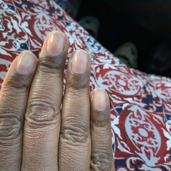 BareCoat Nail Bar - Before pic of nails - Eyelash Service Near Me - Tempe, Arizona
