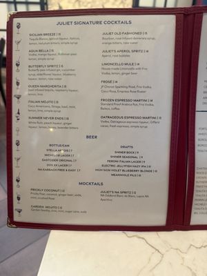 Menu photo 1 Juliet Italian Kitchen Austin, TX Menu photo 1 Juliet Italian Kitchen Austin, TX