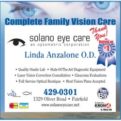 Solano Eye Care - Complete Family Vision Care!