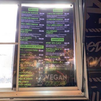 Mikes Vegan Cookout - the menu - Food Trucks Near Me - High Point, North Carolina