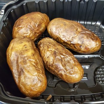 Red Lobster - Baked potatoes ready to be dressed up - Seafood Near Me - Spokane, Washington Red Lobster - Baked potatoes ready to be dressed up - Seafood Near Me - Spokane, Washington