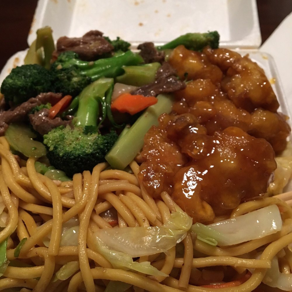 Chinatown Express - #1 Combo (Orange Chicken, Beef and Broccoli, Chow Mein, and Fried Rice) - Chinese Near Me - Oceanside, California Chinatown Express - #1 Combo (Orange Chicken, Beef and Broccoli, Chow Mein, and Fried Rice) - Chinese Near Me - Oceanside, California