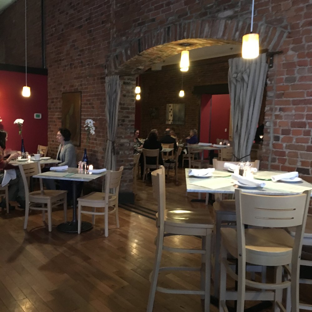 Mizuna - love the restored brick walls - New American Near Me - Spokane, Washington Mizuna - love the restored brick walls - New American Near Me - Spokane, Washington