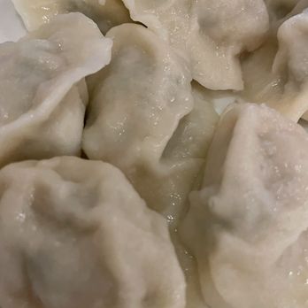Shanghai Saloon - Pork & Chive Dumplings (Boiled) (10) - Bars Near Me - San Diego, California Shanghai Saloon - Pork & Chive Dumplings (Boiled) (10) - Bars Near Me - San Diego, California