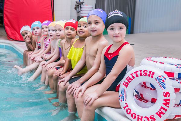 Safer Swimmers Start Here! - We are the premier learn-to-swim provider for people of all ages, offering programs for children ages 3-months through adults. 

We use gentle teaching methods and a survival-first approach to help people of all experience levels become safer, stronger swimmers. British Swim School’s safe, fun, and effective instructional program has made it the preferred choice for parents and students for over 40 years.

Beginning as early as 3-months, our swimmers develop a solid foundation upon which they build their confidence and swimming skills. Our program is designed to improve safety every step of the way. Give us a call or book a lesson online to start your swimming journey!