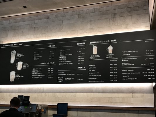 Menu photo 6 Starbucks Reserve Austin, TX