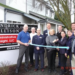 Administrative Insight - A ribbon cutting ceremony with the Corvallis Chamber of Commerce at our new location