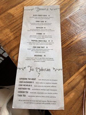 Menu photo 2 Babushka's - Hyde Park Tampa Bay, FL
