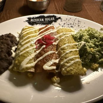 Mexican Sugar - Domain - veggie enchiladas - Mexican Near Me - Austin, Texas