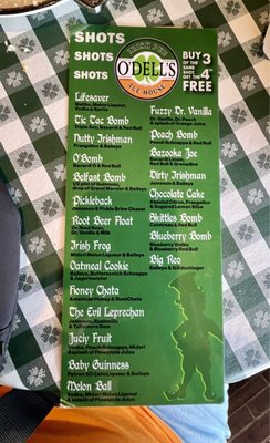 Menu photo 4 O'Dell's Irish Pub & Ale House Eureka, MO