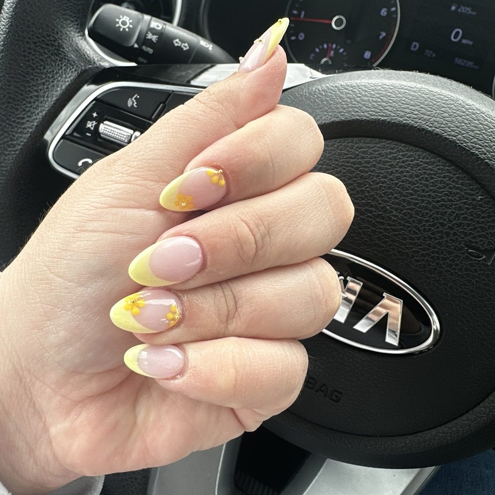 Moon Nails - Graduation nails! So springy! - Nail Salons Near Me - Downey, California