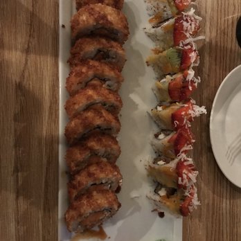Raw Sushi Bar and Grill - Morning Roll and Maui Hawaii Roll. The Maui Roll is like a refreshing tropical bite. - Sushi Bars Near Me - La Grange, Kentucky