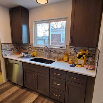 Cabinets To Go - Haha! The yellow items are the old items! Waiting for something more compatible! - Kitchen & Bath Near Me - Dearborn, Michigan