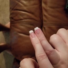 My nails after being fixed... dont waste your money My nails after being fixed... dont waste your money