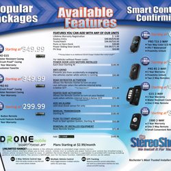 Stereo Shop - Remote Car Starter Sheet 2022