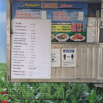 Antojitos Caitime - Menu - Food Trucks Near Me Antojitos Caitime - Menu - Food Trucks Near Me