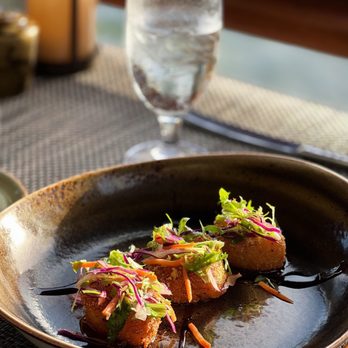 Tidepools - Polenta scallops - Hawaiian Near Me - Poipu, Hawaii Tidepools - Polenta scallops - Hawaiian Near Me - Poipu, Hawaii