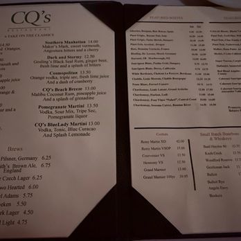 CQ's Restaurant Harbourtown - French Near Me - Hilton Head Island, South Carolina