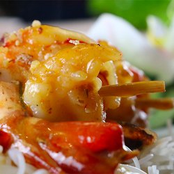 Le Bangkok - Brochettes de crevettes